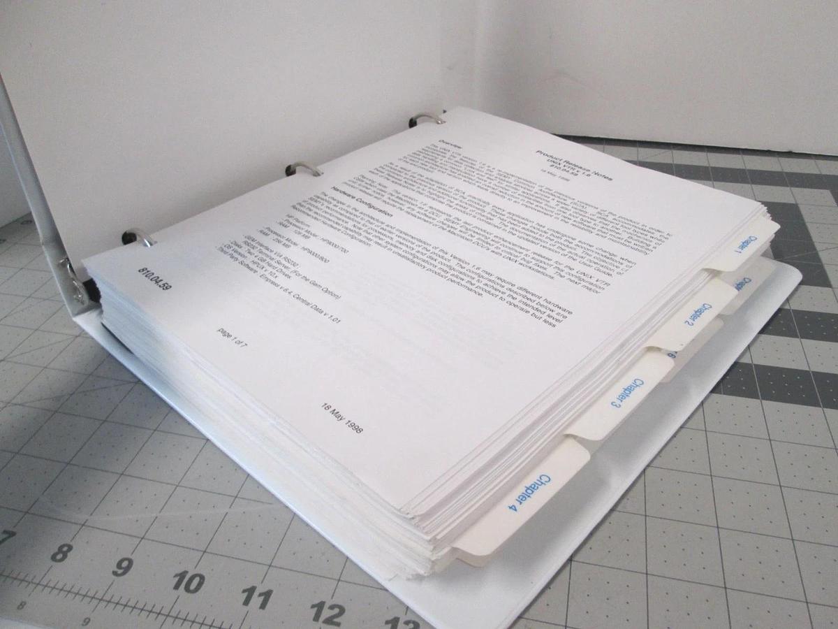 Used Semy, 810.04.59, UNIX VTR, Product Release Notes, Used