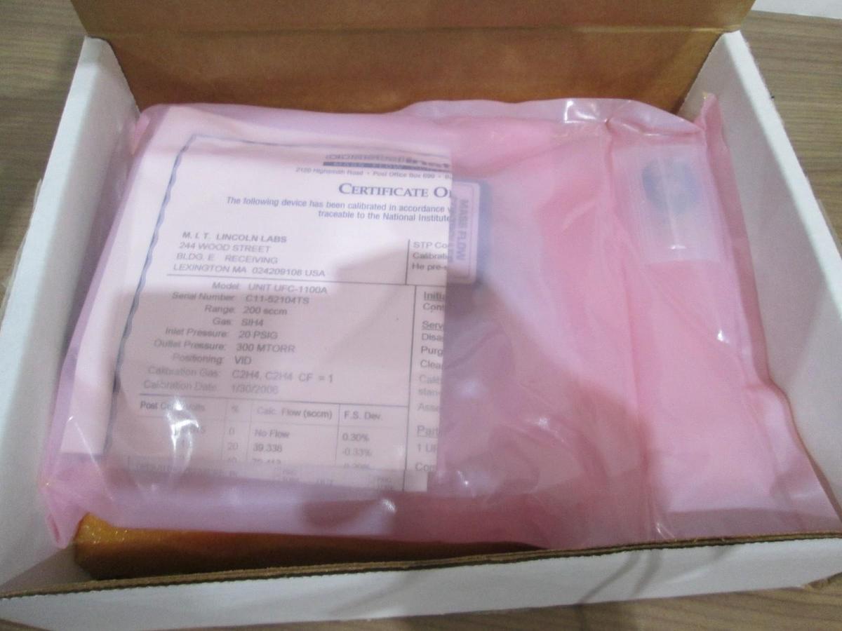 Unit, UFC-1100A, Mass Flow Controller, 200 SCCM, SIH4, New