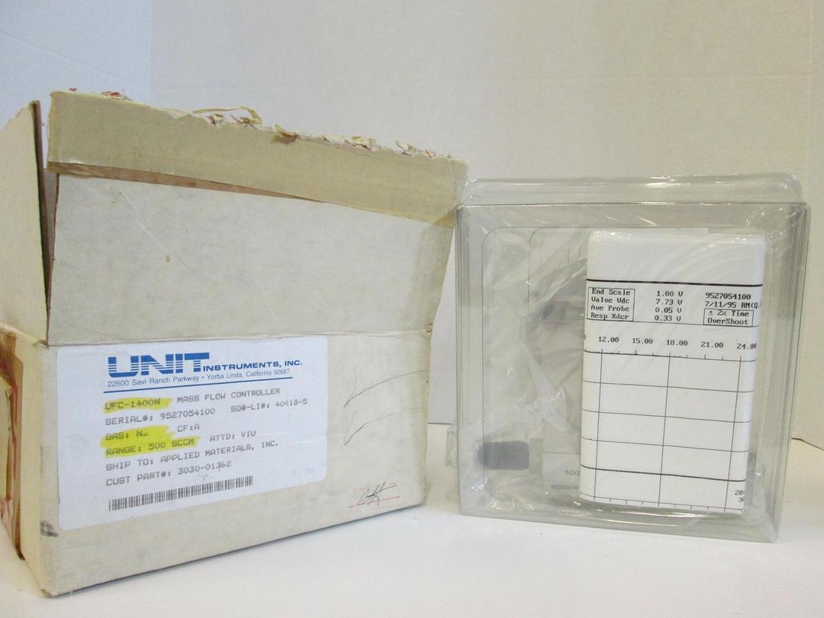 Used Unit UFC-1400N Mass Flow Controller, N2, 500 SCCM
