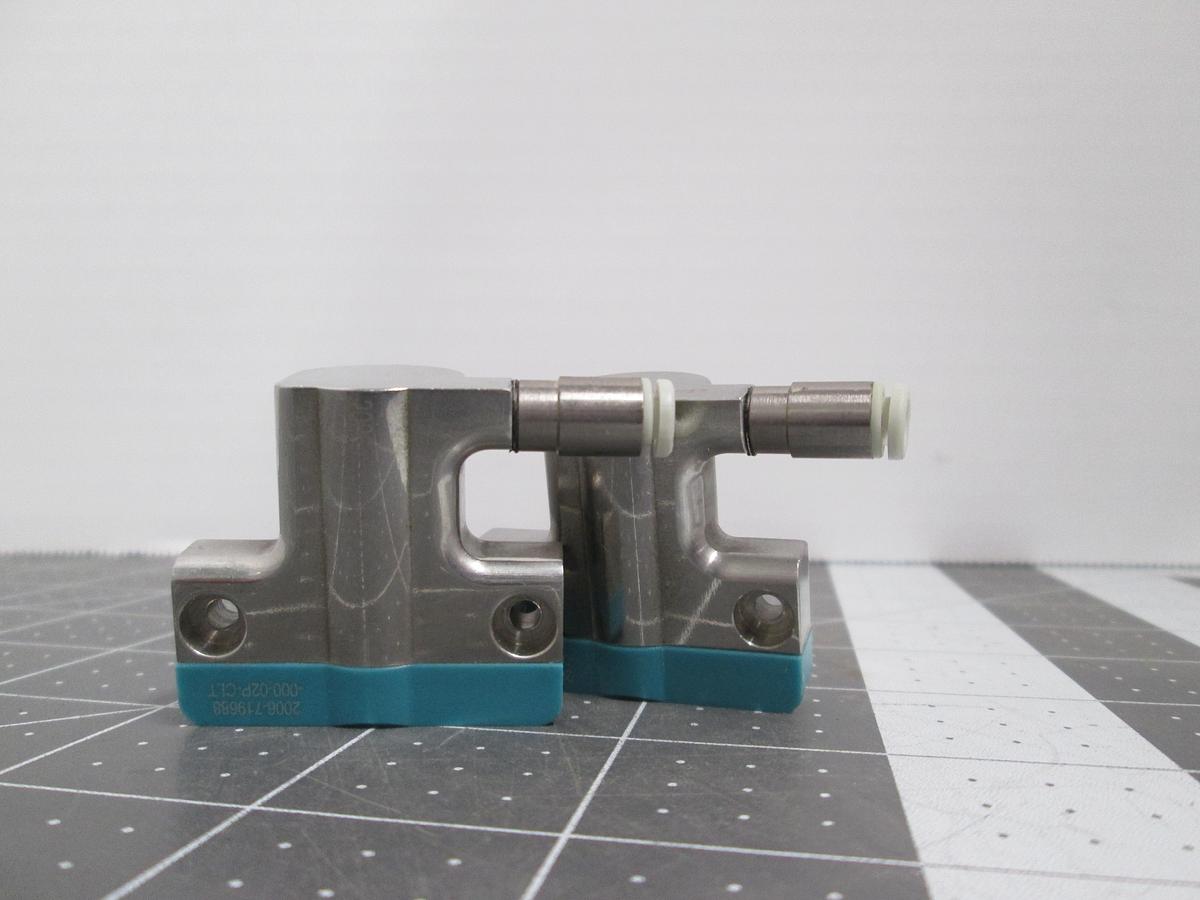 Used Lot of 2 OEM Semiconductor Gas Valve Actuator Stainless 2006-719688-000-02P
