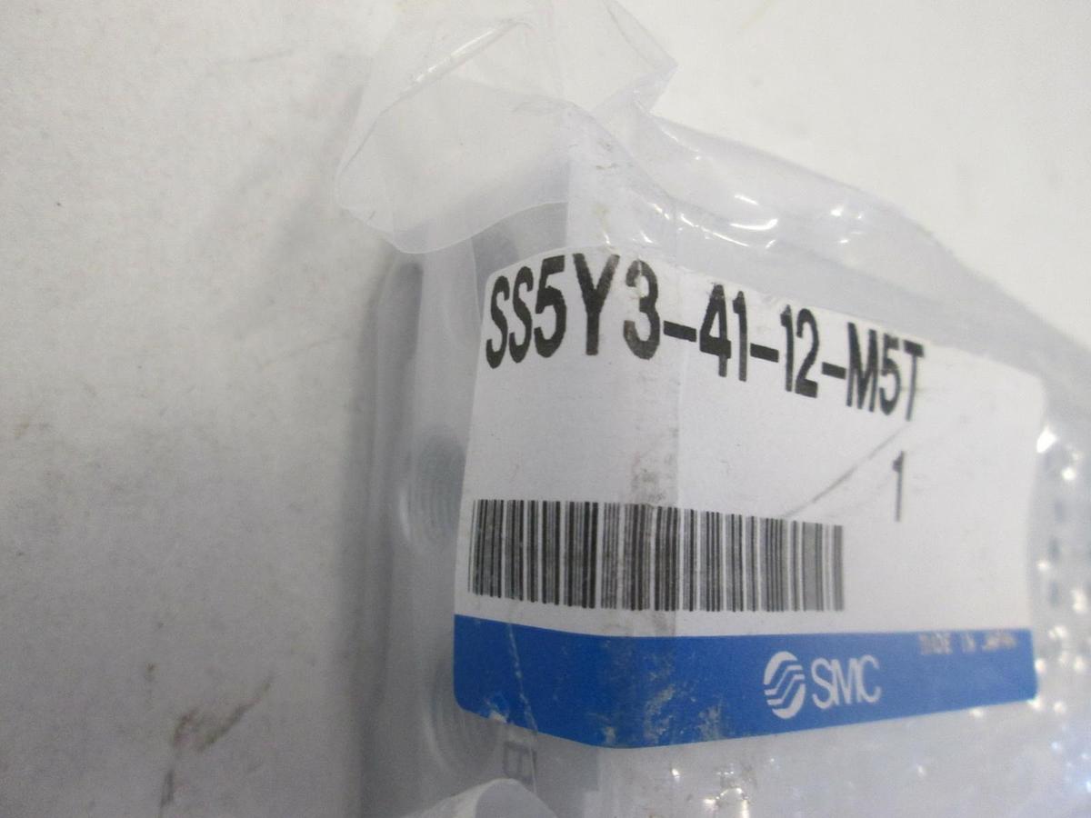 Used SMC, SS5Y3-41-12-M5T, Valve Manifold Block, 12 Position, New