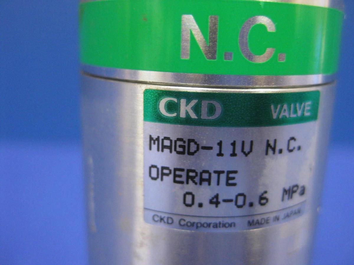 Used CKD MAGD-11V Air Operated Block Valve, N.C., Used
