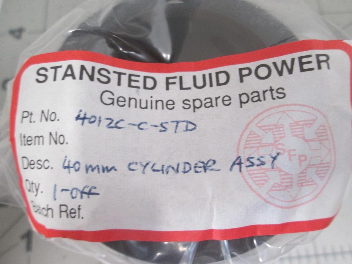 Used Stansted Fluid Power, 4012C-C-STD, 40mm Cylinder Assy, New