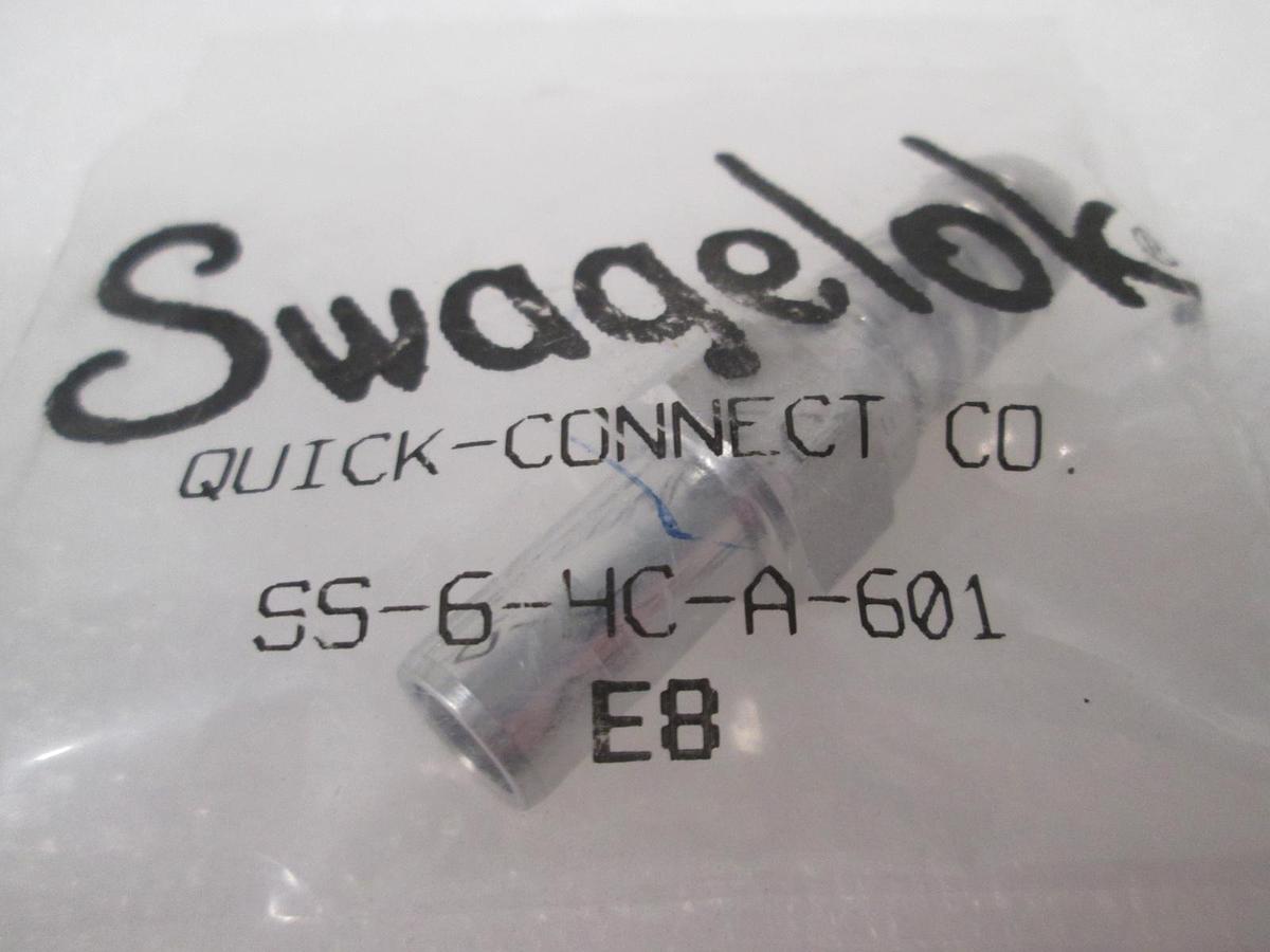 Used Swagelok, Quick Connect, SS-6-4C-A-601, New