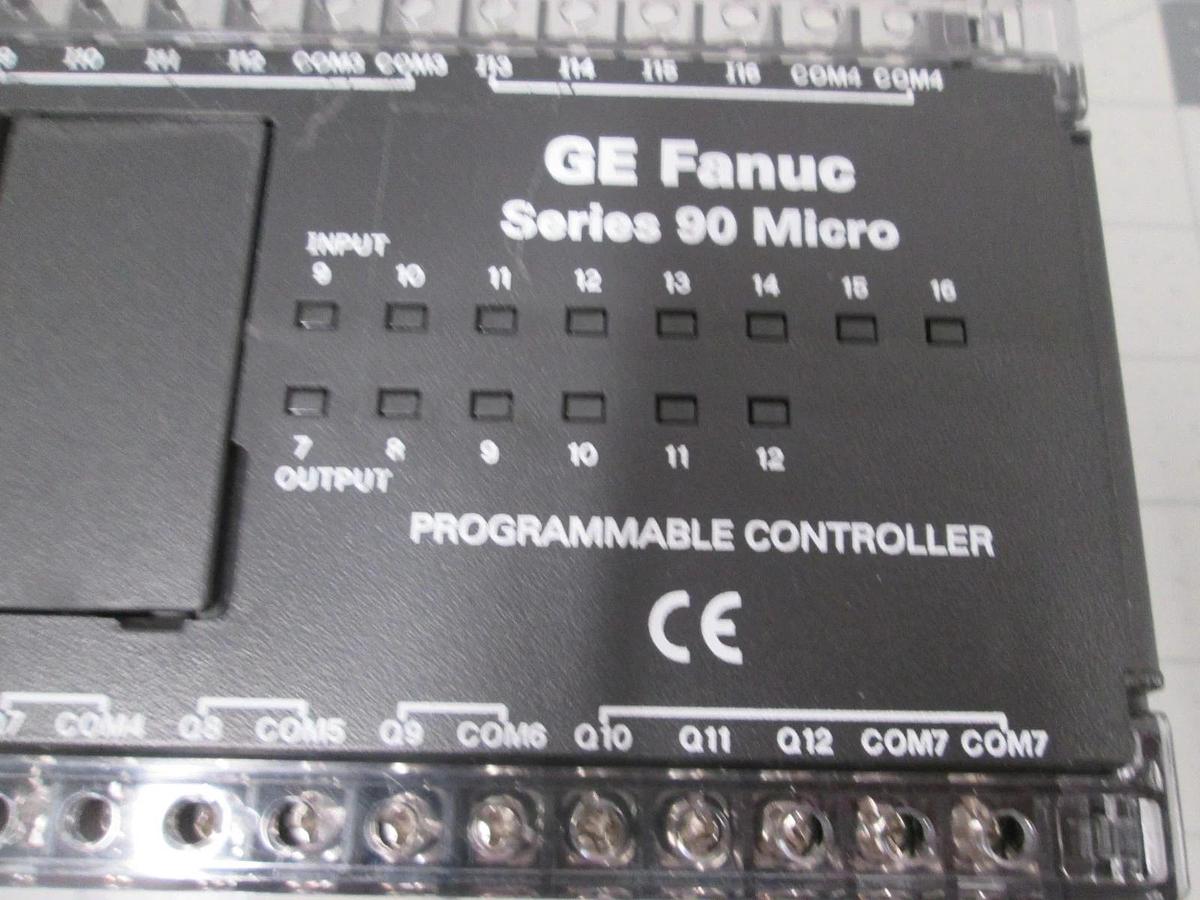 Used GE Fanuc, IC693UDR05RP1, Series 90 Micro PLC Programmable Controller, Used