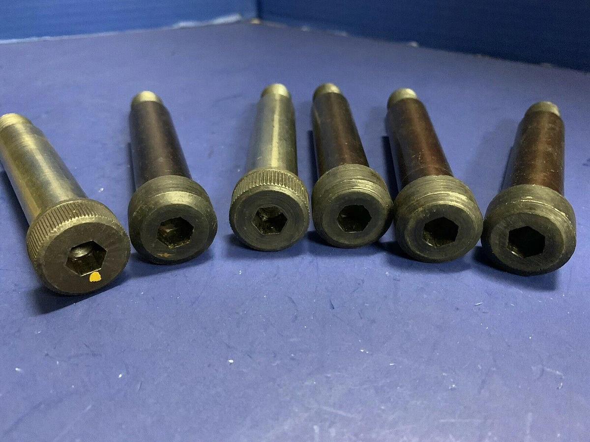 Used Stripper Bolt with Socket Head 3/4" x 3-1/4", Lot of 6, Used