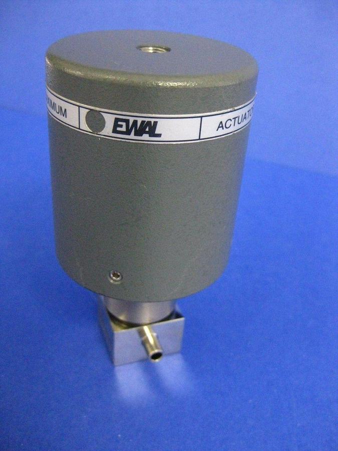 Used EWAL Titan II Pneumatically Actuated Valve, 1/4" Tub Stub, 70-125 psi, Used