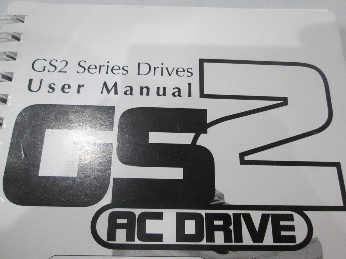 Used GS2 Series Drives, User Manual, AC Drive GS2-M, Used
