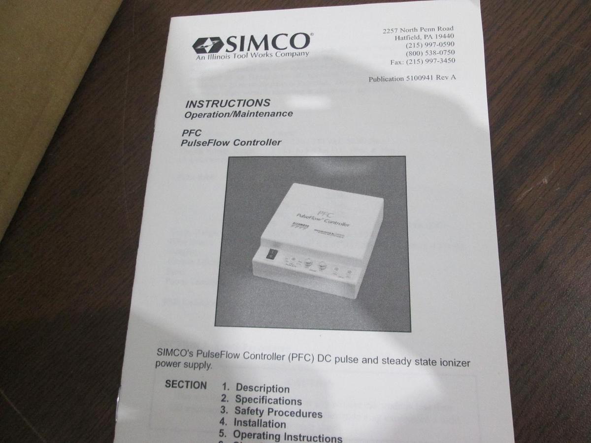 Used Richmond, PulseFlow, PFC20, Controller w/ Cable and Instructions, New