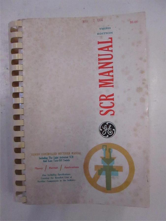 Used GE Silicon Controlled Rectifier Manual Third Edition, Used