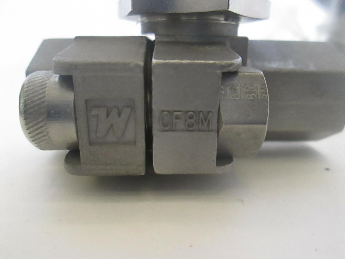 Used Whitey, SS-33VF4, Type CF8M Ball Valve, Used, Lot of 2