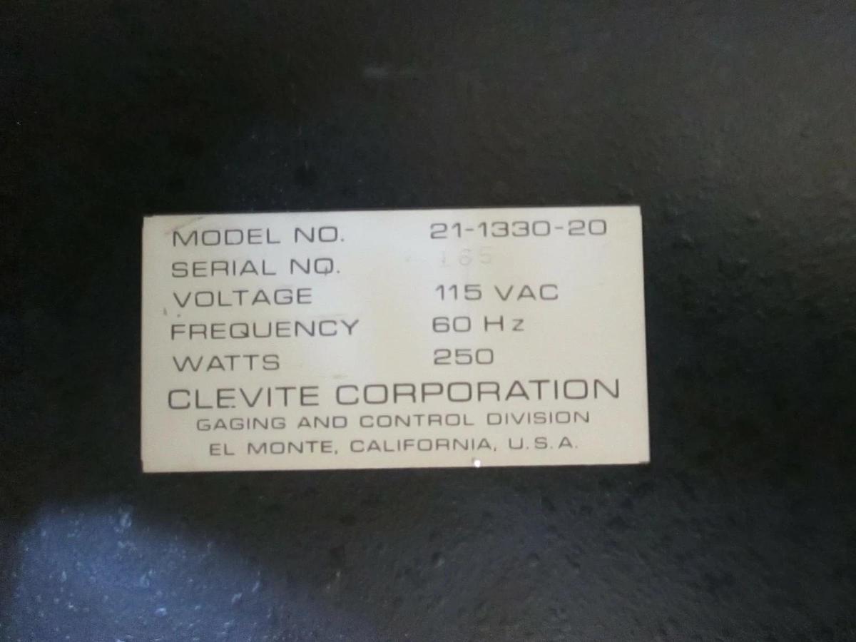 Used Clevite 21-1330-20, Analyzer Control, Used