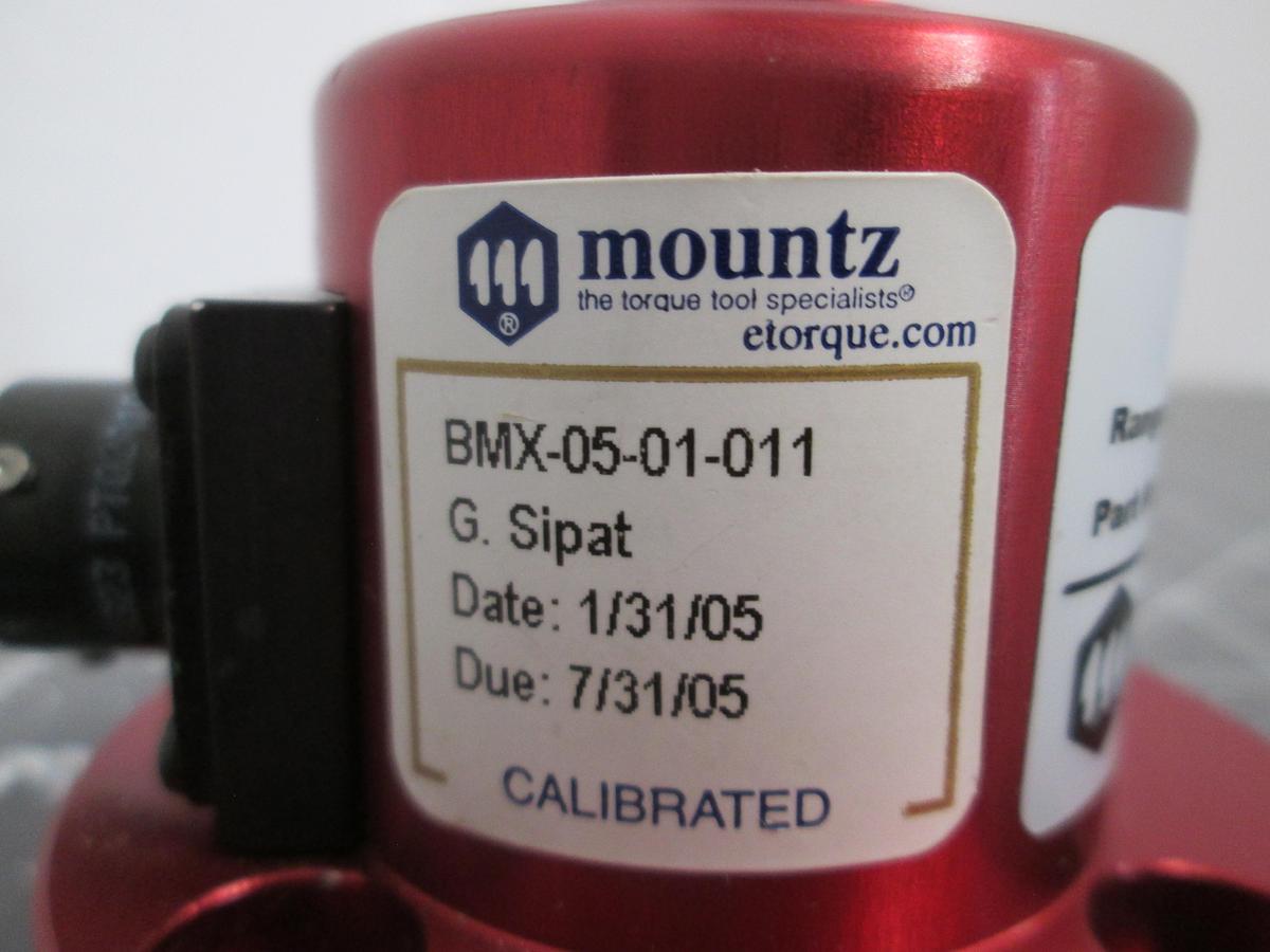 Used Mountz BMX Bench Mounted Torque Sensor Transducer 6-Pin Amphenol PT02A10-6S