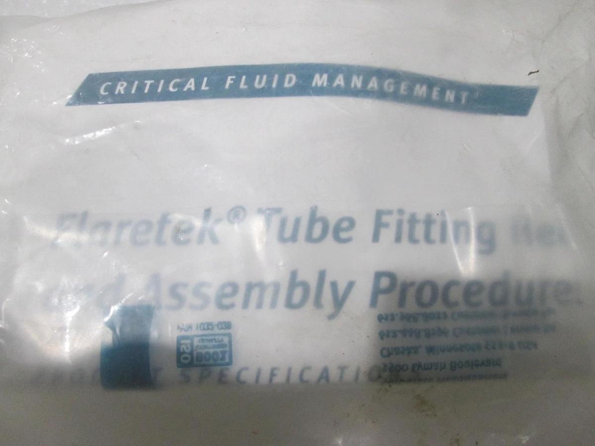 Fluoroware, GP8F, 321335, FlareTek Tube Fitting, New