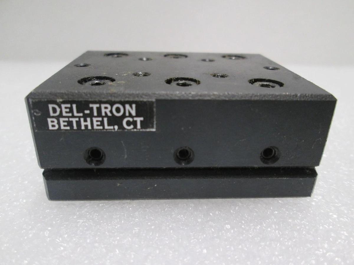 Used Del-TronLinear Bearing Guide Block w/ Guide Rail, Used