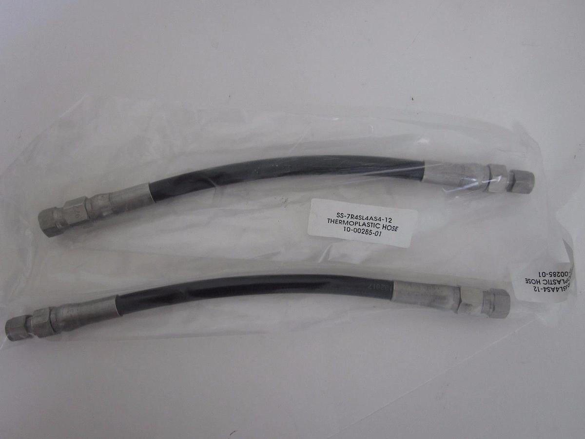 Swagelok Thermoplastic Hose SS-7R4SL4AS4-12, 1/4" SAE x Swagelok Tube - LOT of 3
