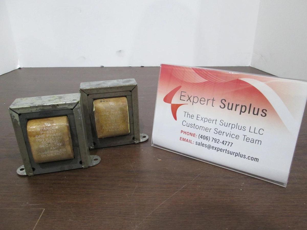 Used Stancor, P-6377, One Phase Power Transformer, Used, Lot of 2