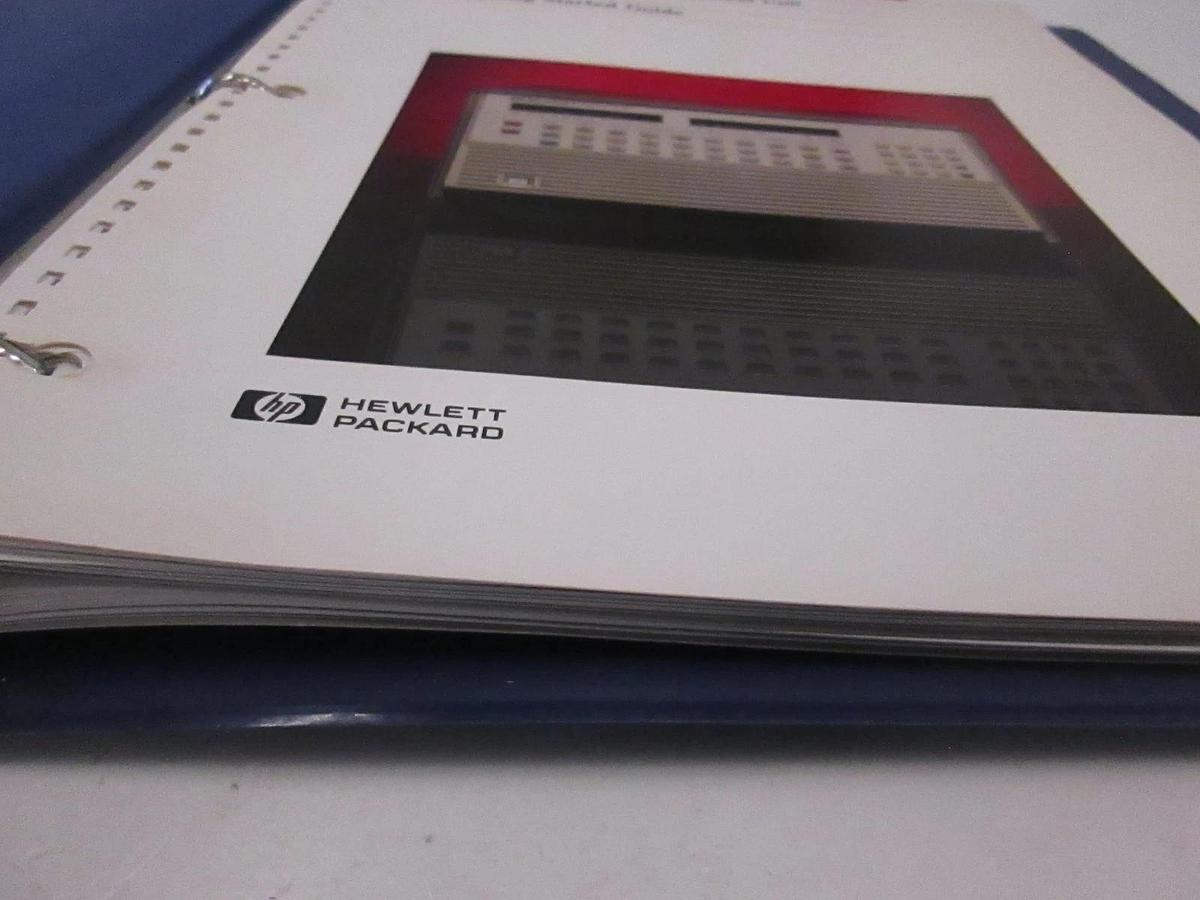 Used HP 3852A Acquisition/Control Unit Getting Started Guide, Used