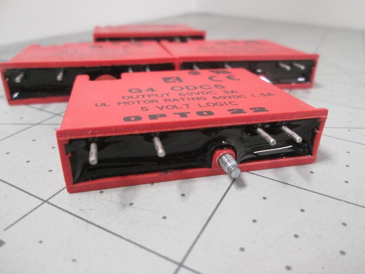 Used Opto 22, G4 ODC5, Digital Output Module, Used, Lot of 4
