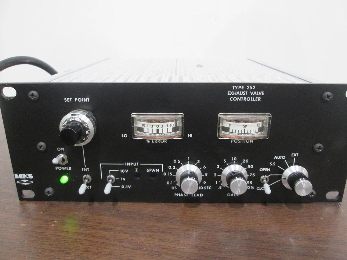 Used MKS, Type 252, 252C-1-VPO, Exhaust Valve Controller, Used