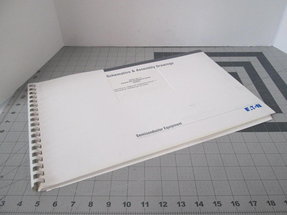 Used Eaton, NVGSD-200, Book 11, Schematics and Assembly Drawings, Used