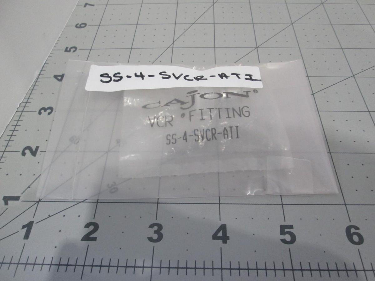 Swagelok, SS-4-SVCR-ATI, Cajon 1/4" VCR Fitting, New