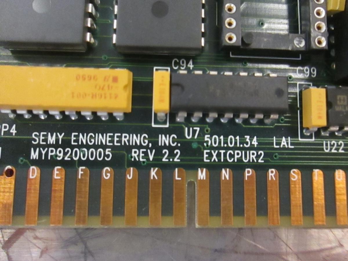 Used Semy Engineering, 501.01.34 MYP9200005, CPU Controller, Used
