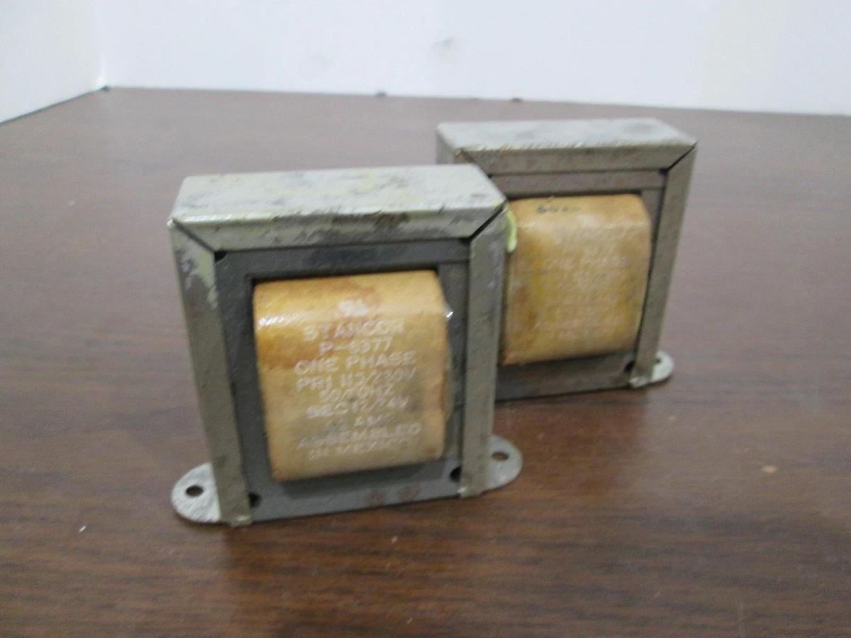 Used Stancor, P-6377, One Phase Power Transformer, Used, Lot of 2