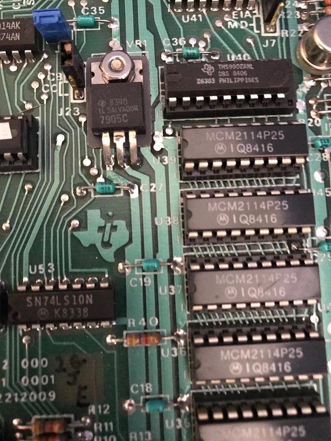 Used Texas Instruments 2212012-000 Rev 1G, PCB Assembly, Used