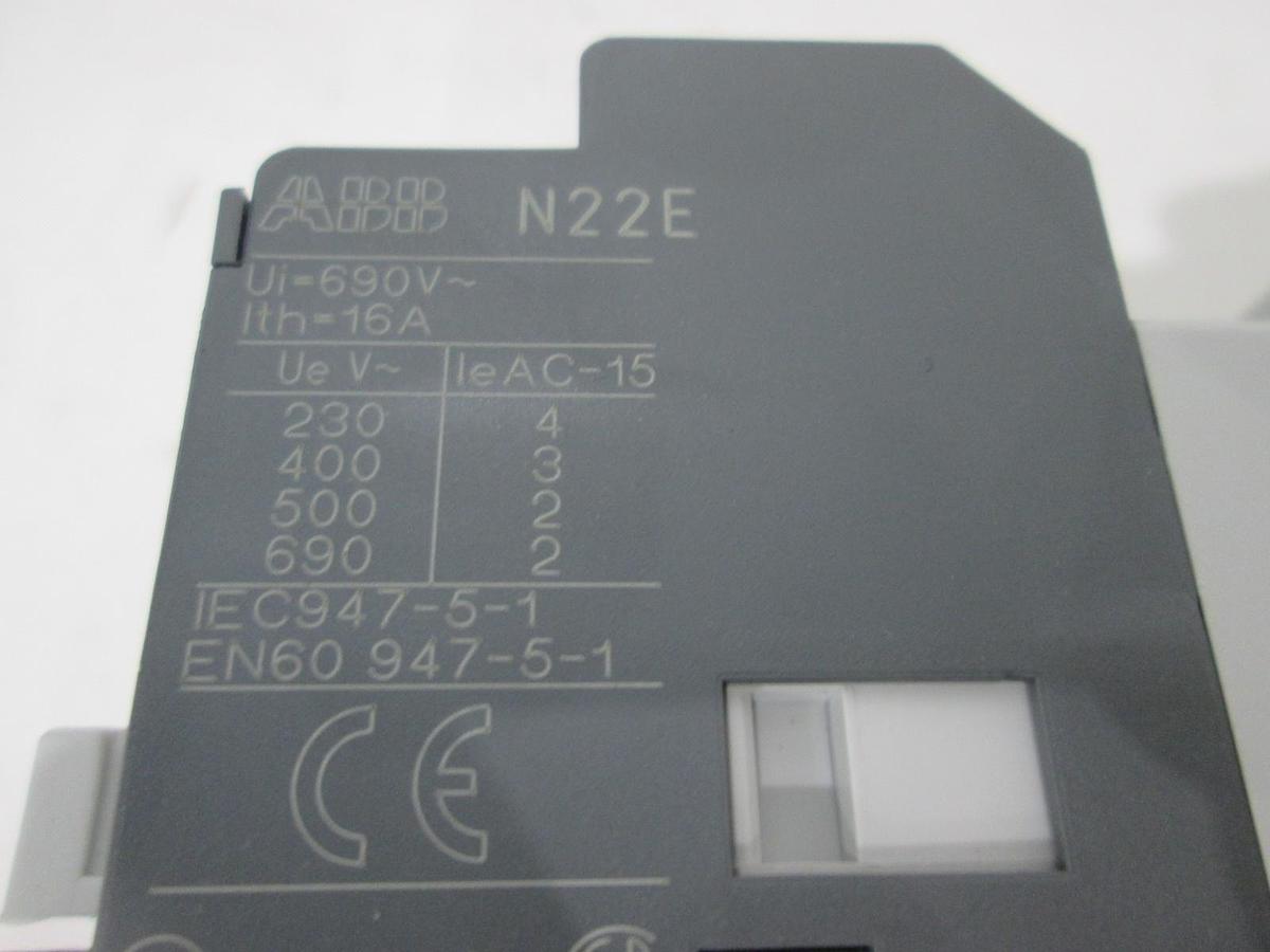 Used ABB, N22E, Contactor Relay, 690V, 16A, New