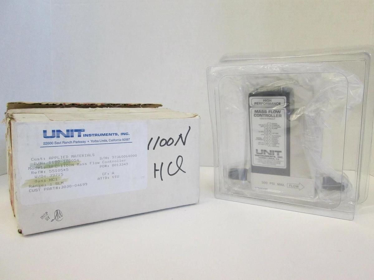 Refurbished Unit UFC-1100N Mass Flow Controller, HCL, 1 SLM