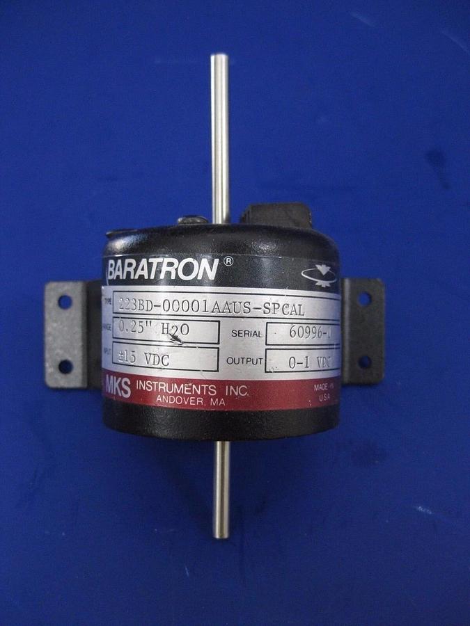 Used MKS Baratron 223BD-00001AAUS-SPCAL Pressure Transducer, Used
