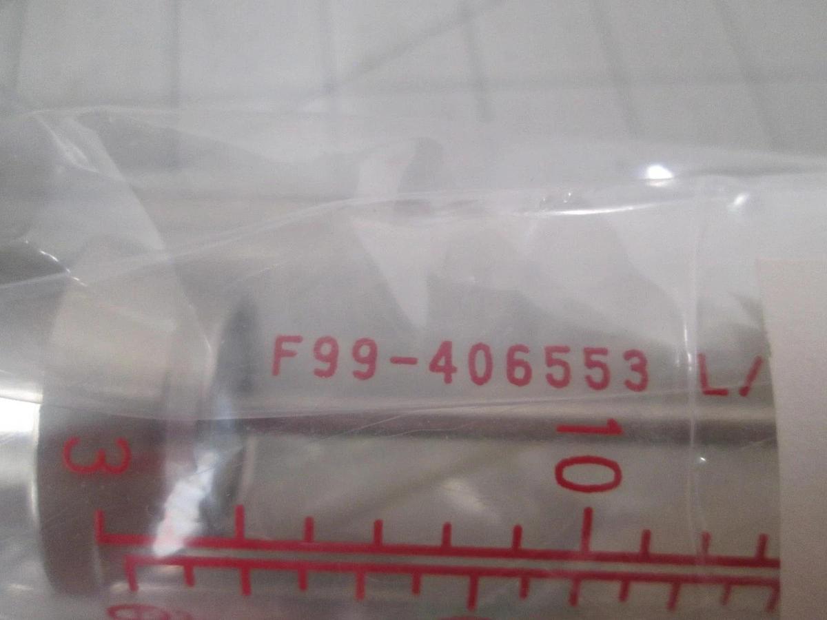 Tokyo Keiso, F99-406553, Water Flowmeter, Gauge, 3-30 L/min, New