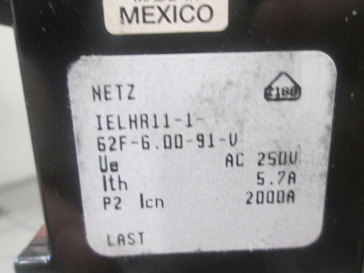 Used Airpax, IELHR11-1-62F-6.00-91-V, 6A, 2 Pole, Circuit Breaker, New, Lot of 2