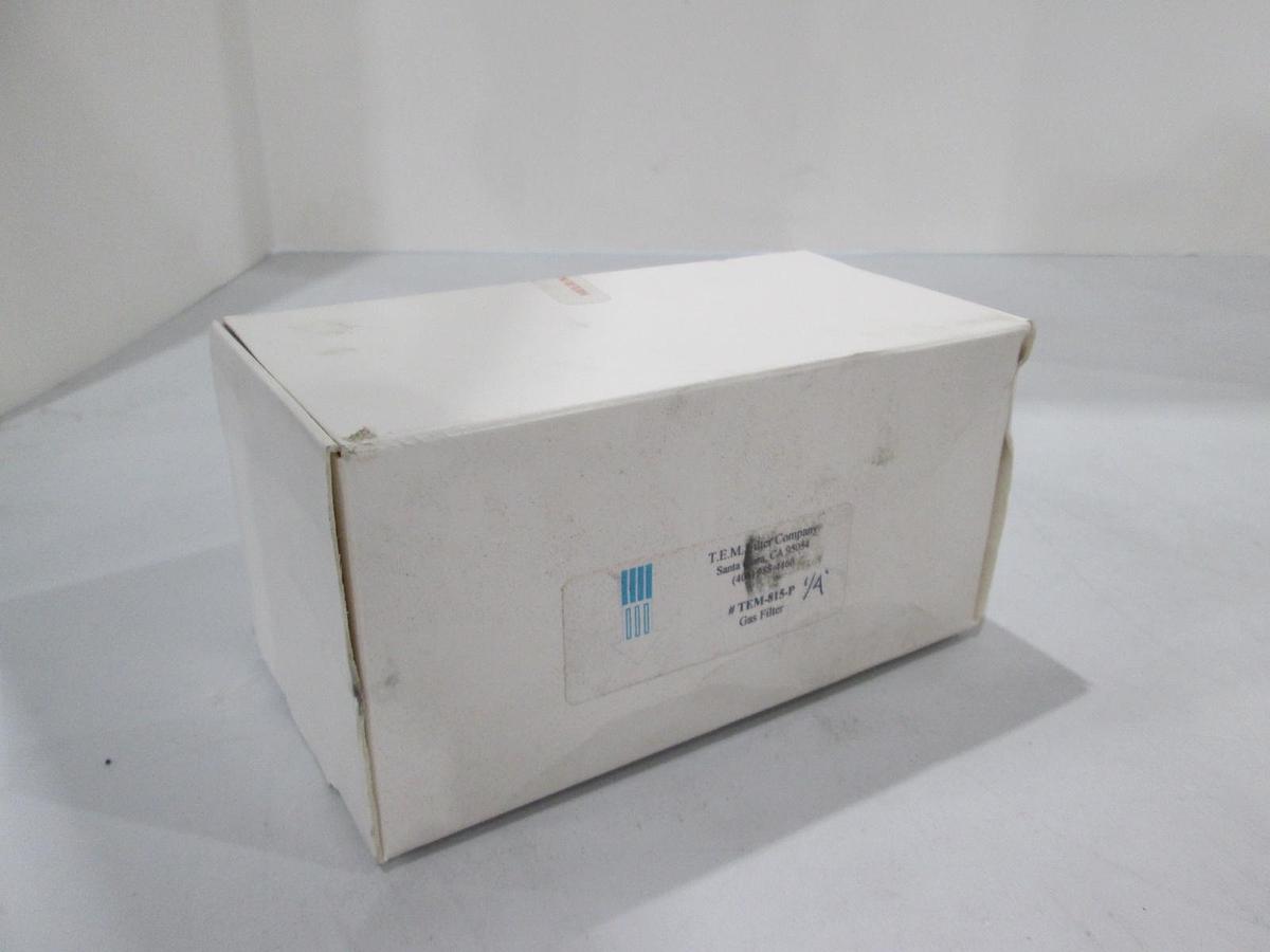 T.E.M. Filter Company, TEM-815-P, 1/4" Gas Filter, New