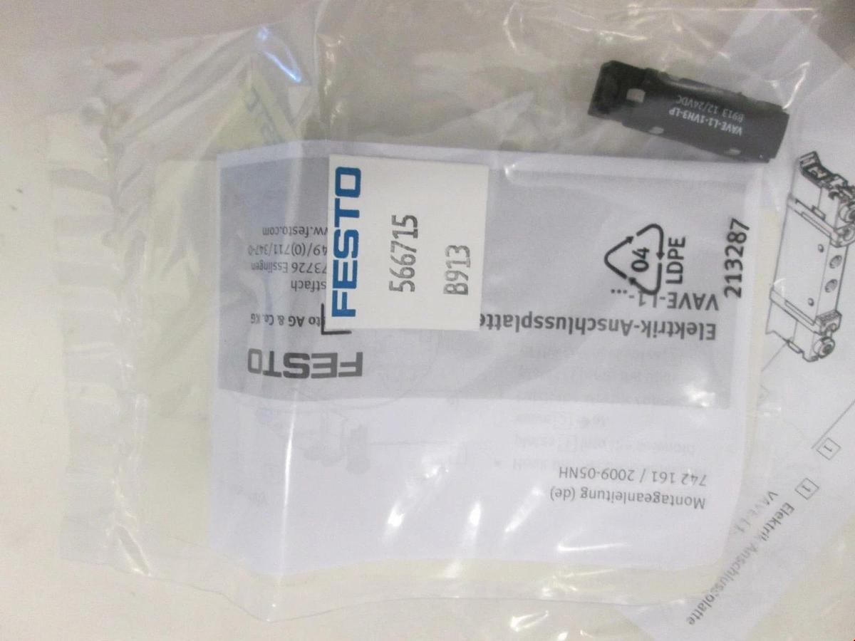 FESTO, VAVE-L1-1VH3-LP, Distressed Valve, New, Lot of 11