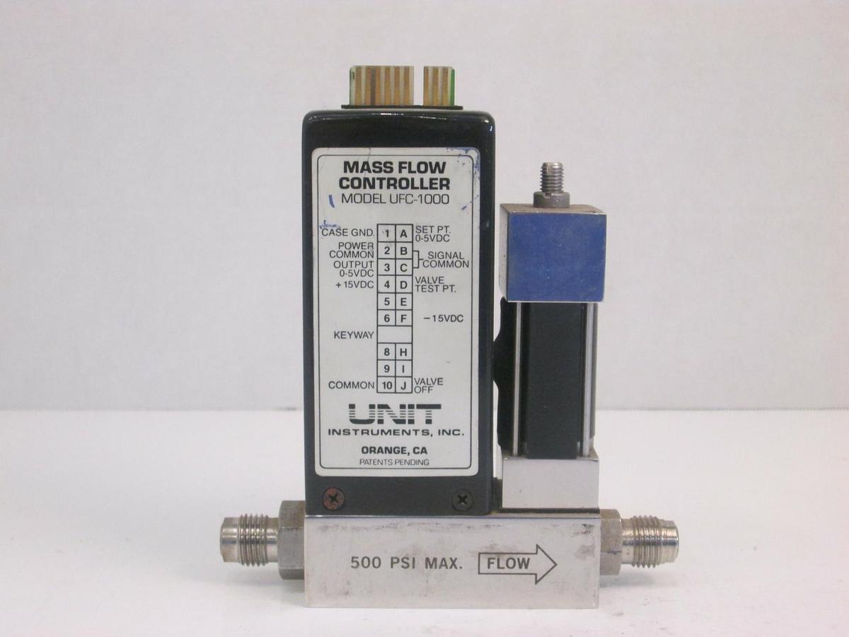 Used Unit UFC-1000, MFC, Mass Flow Controller, HCL, 1000 SCCM, Used