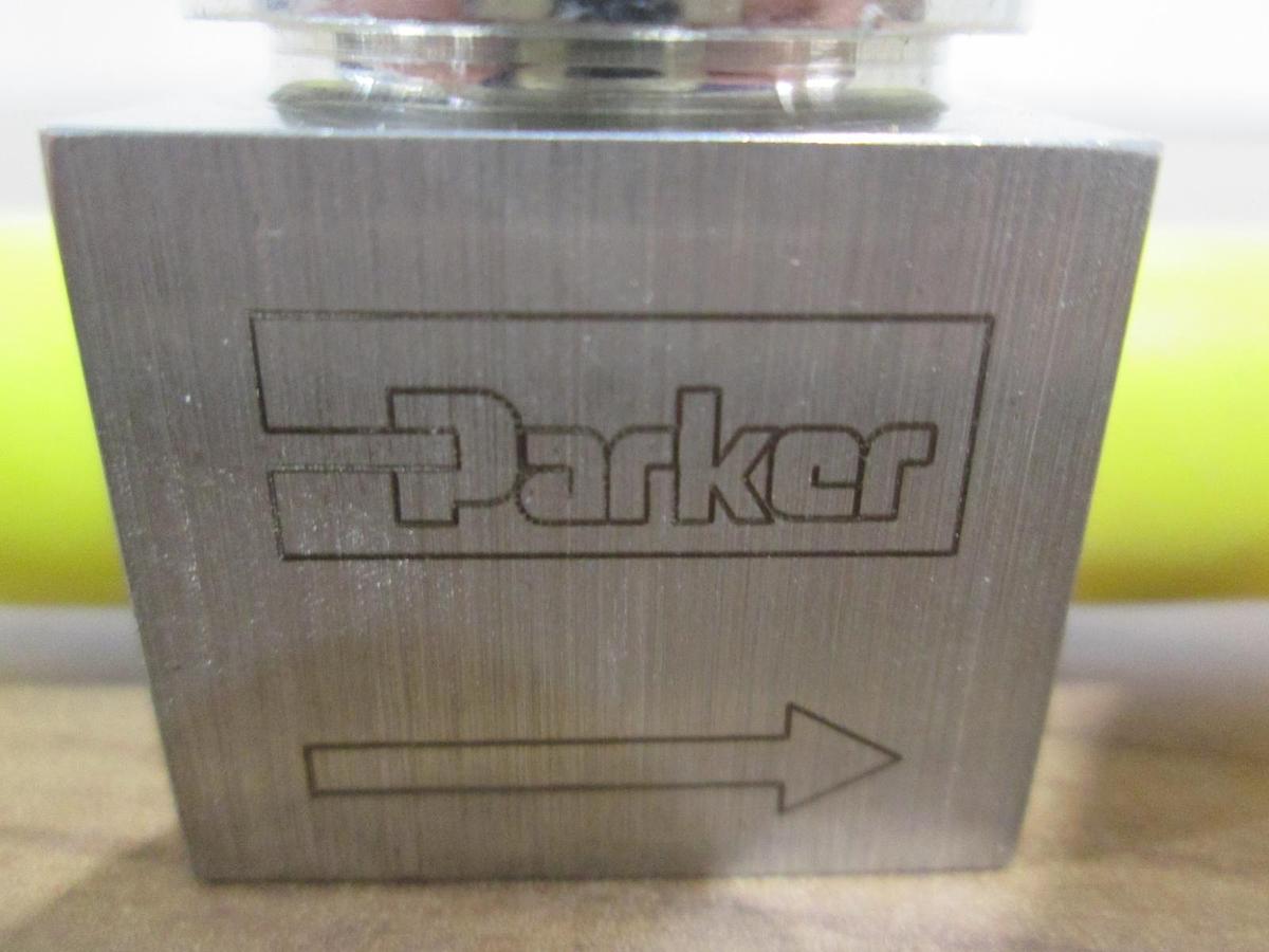 Used Parker, 4V-DPQ4K-SSP-PP, Stainless Steel Diaphragm Valve, Used