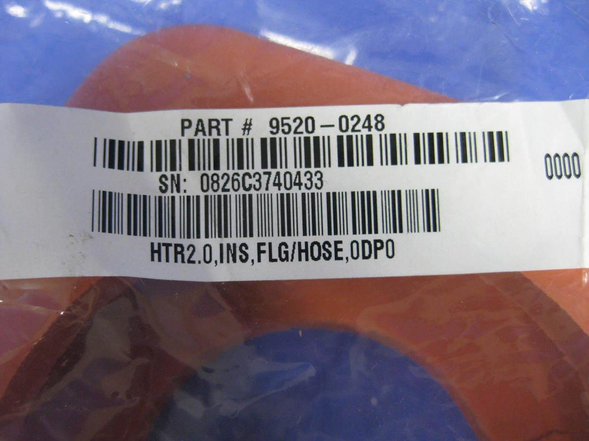 Used MKS HPS 9520-0248 Compact Flange Insulator for NW50 Flange w/ Wingnut Clamp
