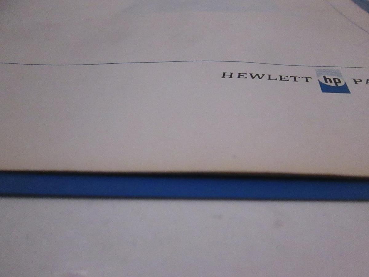 Used HP 281A and 281B Adapter Operating Note, Used