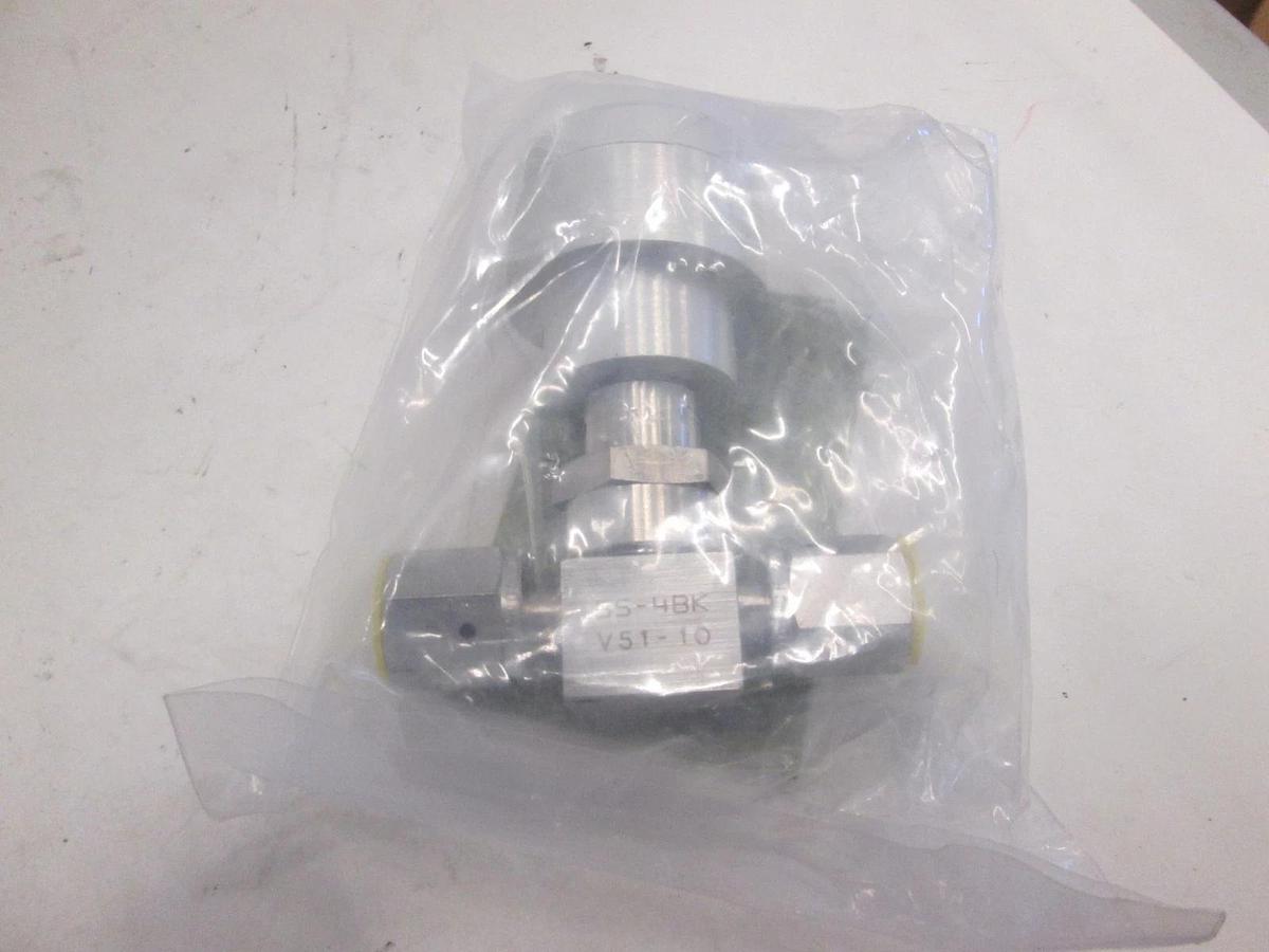 Nupro Pneumatic Valve SS-4BK-V51-1O, 1/4" FVCR, New