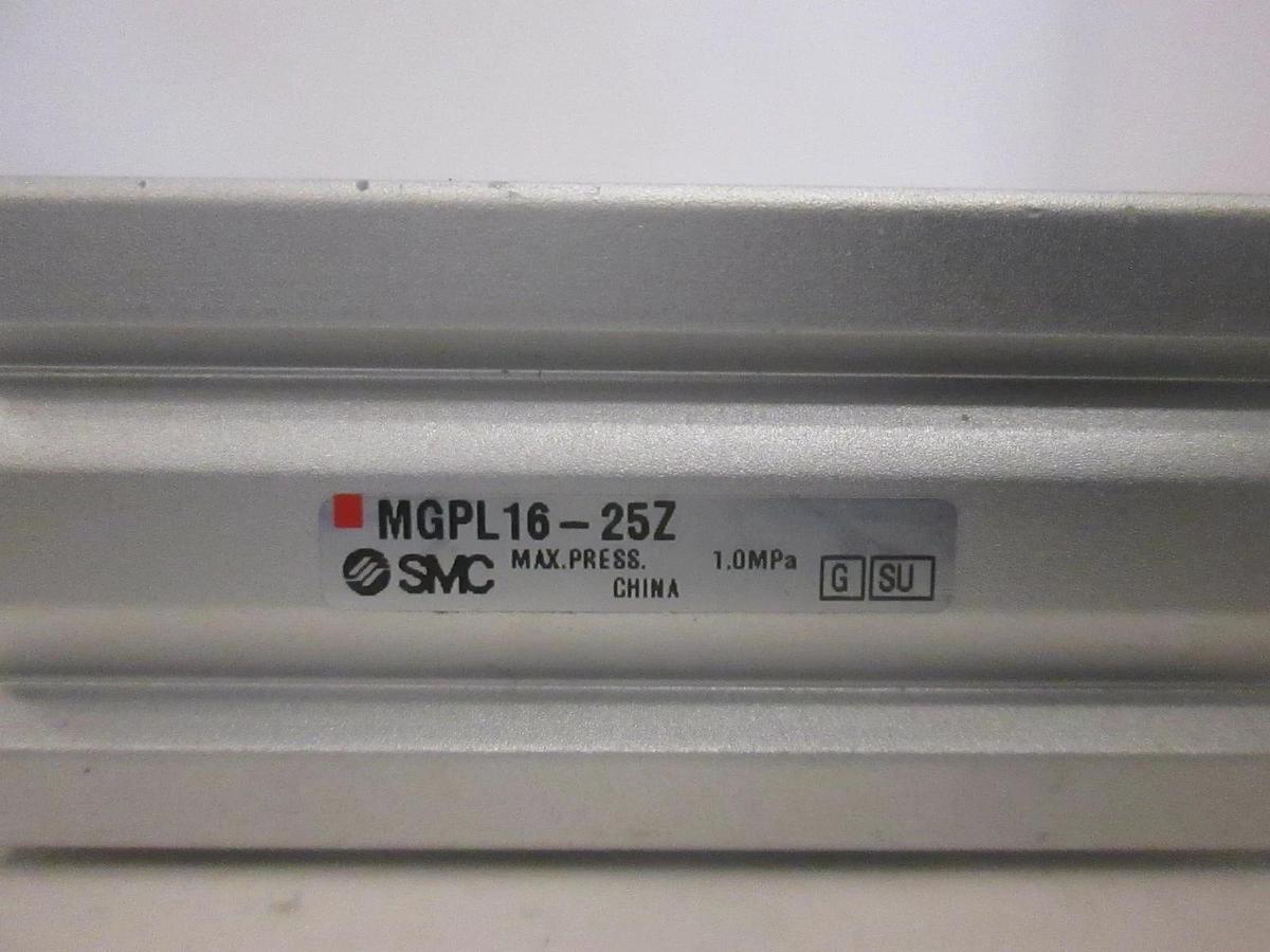 Used SMC, Solenoid Valve, MGPL16-25Z, Used, Lot of 2