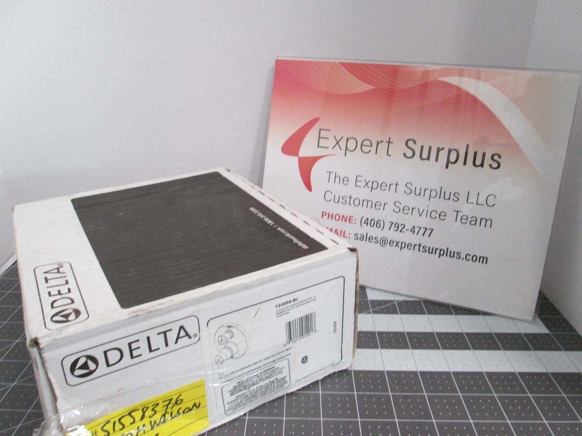 Delta Trinsic T24859-BL Monitor 14 Series 3-Setting Diverter Valve Trim Black