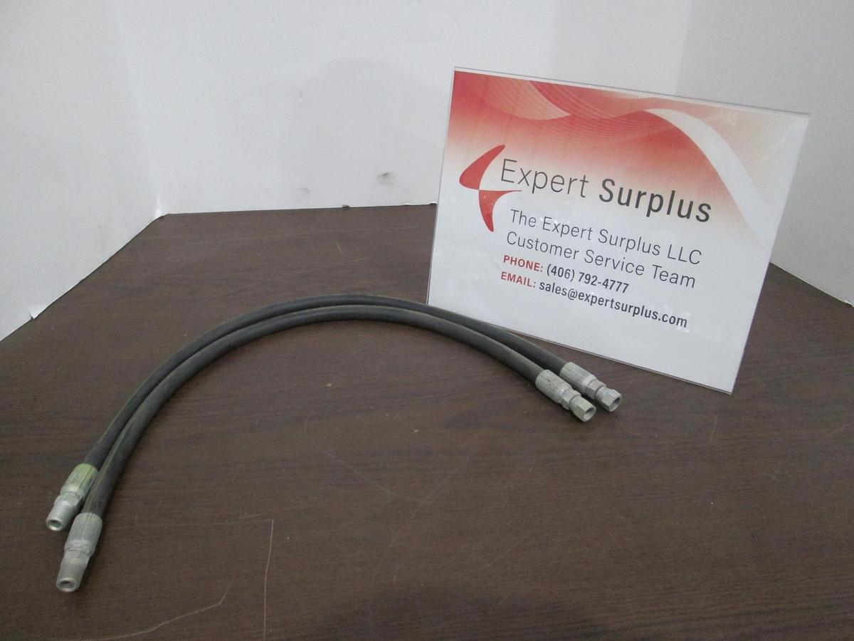 Used Parker, No-Skive 421-4, Hydraulic Hose, Used, Lot of 2