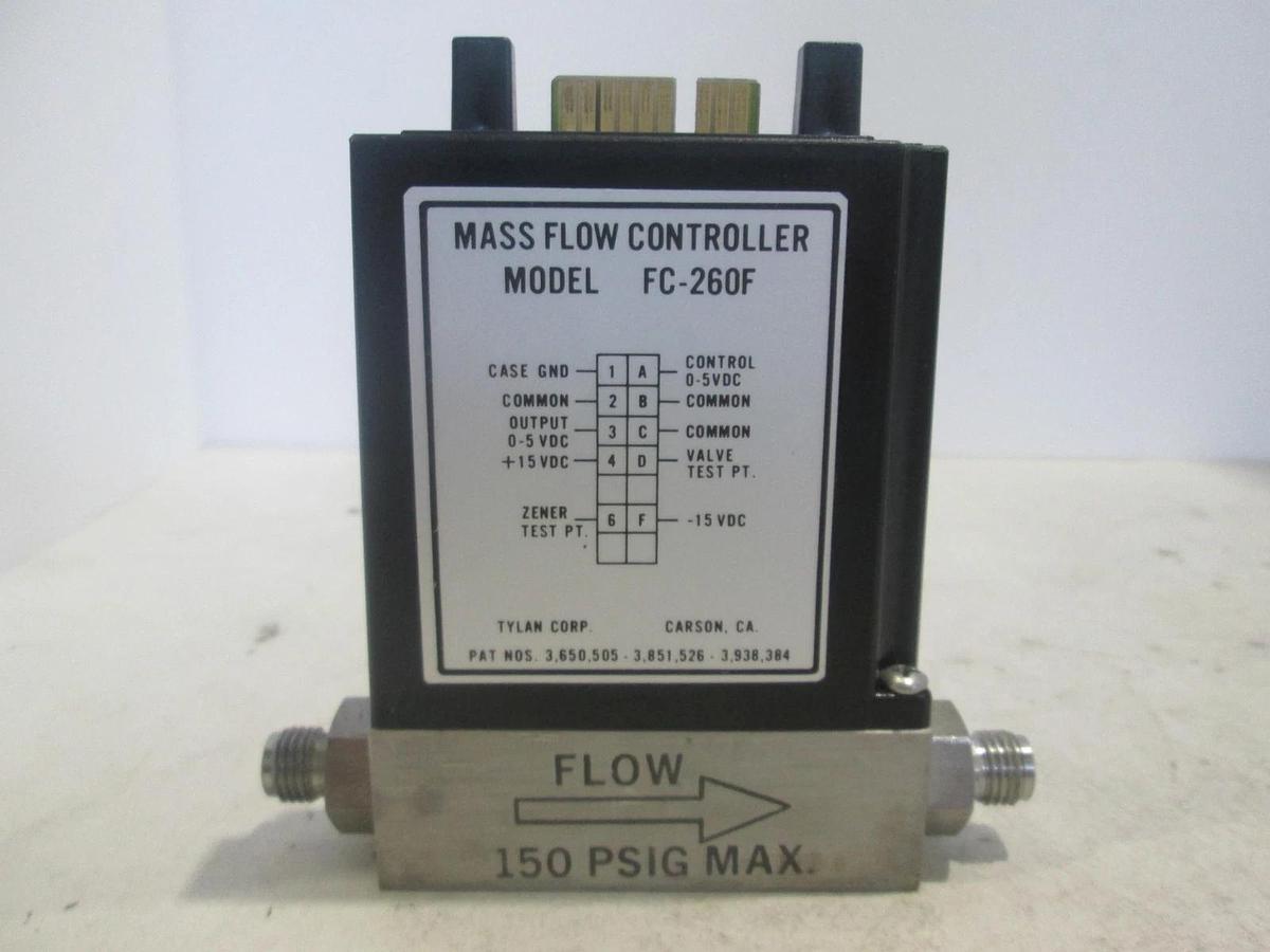 Used Tylan, FC-260F, Mass Flow Controller, 2 SLPM, O2, Used