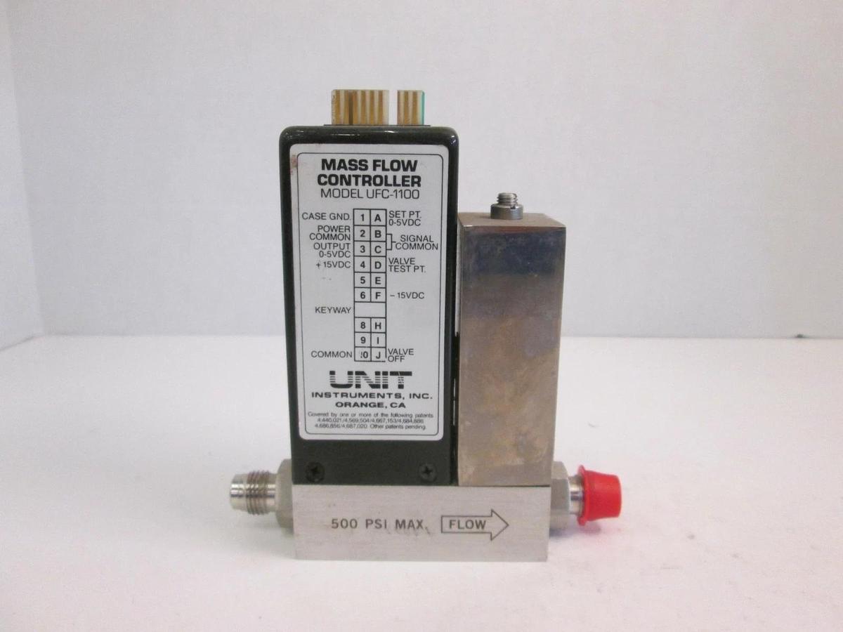 Refurbished Unit UFC-1100 Mass Flow Controller, HCL, 100 SCCM