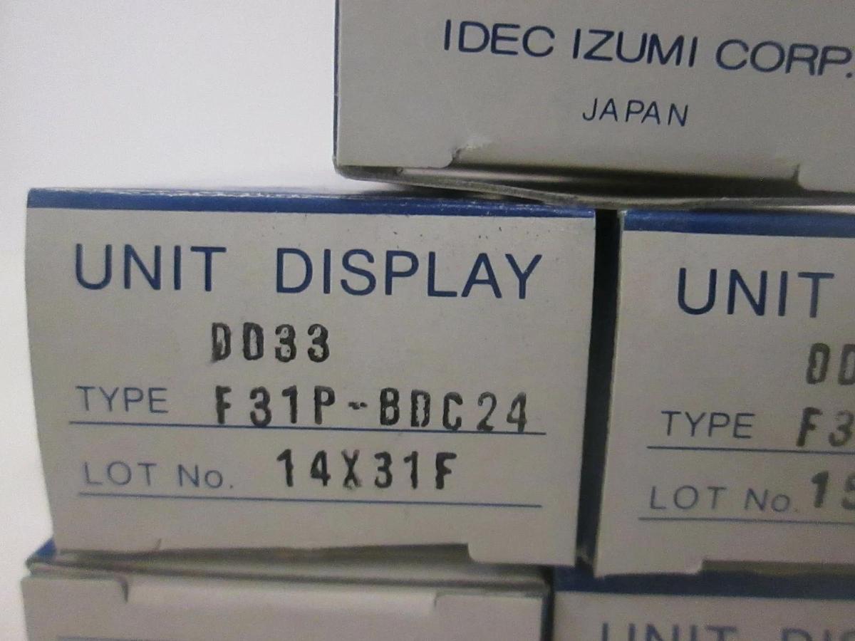 Idec, Display Module, DD33-F31P-BDC24, New, Lot of 5