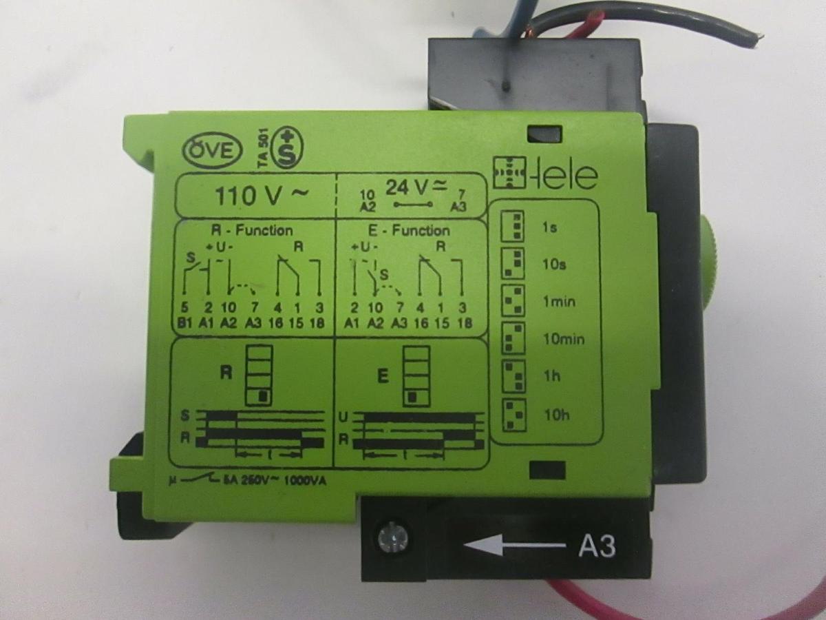 Used Tele Haas, Timer Relay, DTR2E, Used, Lot of 2