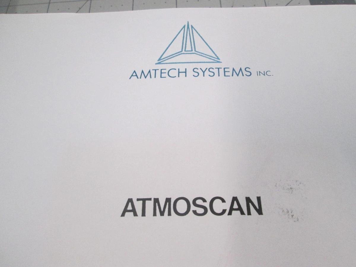 Used Amtech Systems, Atmoscan Manual, Used