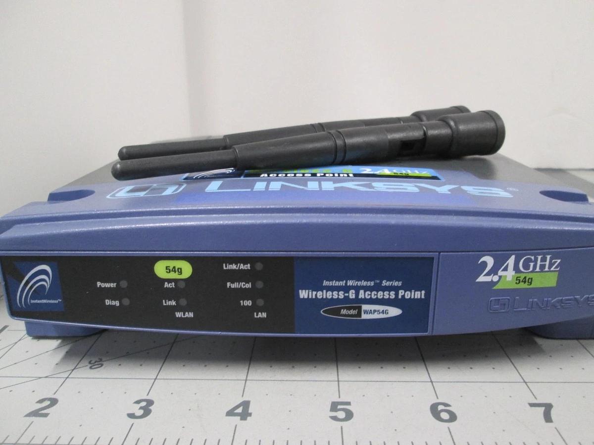 Used Linksys, WAP54G, Instant Wireless Series, G-Access Point, 2.4GHz, 54G, New